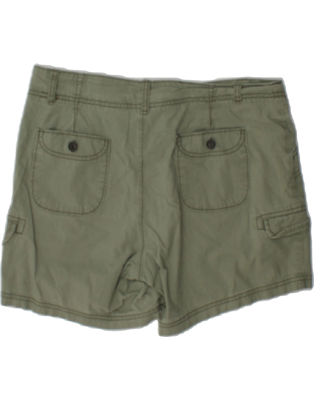 DOCKERS Womens Cargo Shorts US 8 Medium W33  Green Cotton Vintage Dockers and Second-Hand Dockers from Messina Hembry 