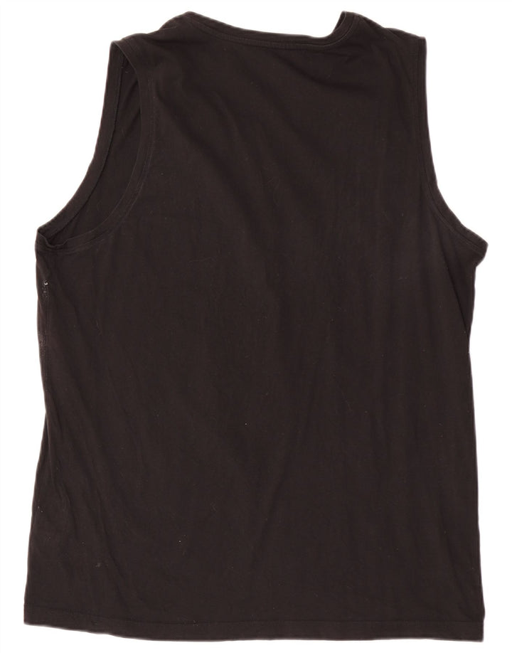 Puma Mens Graphic Vest Top XL Bumbac negru