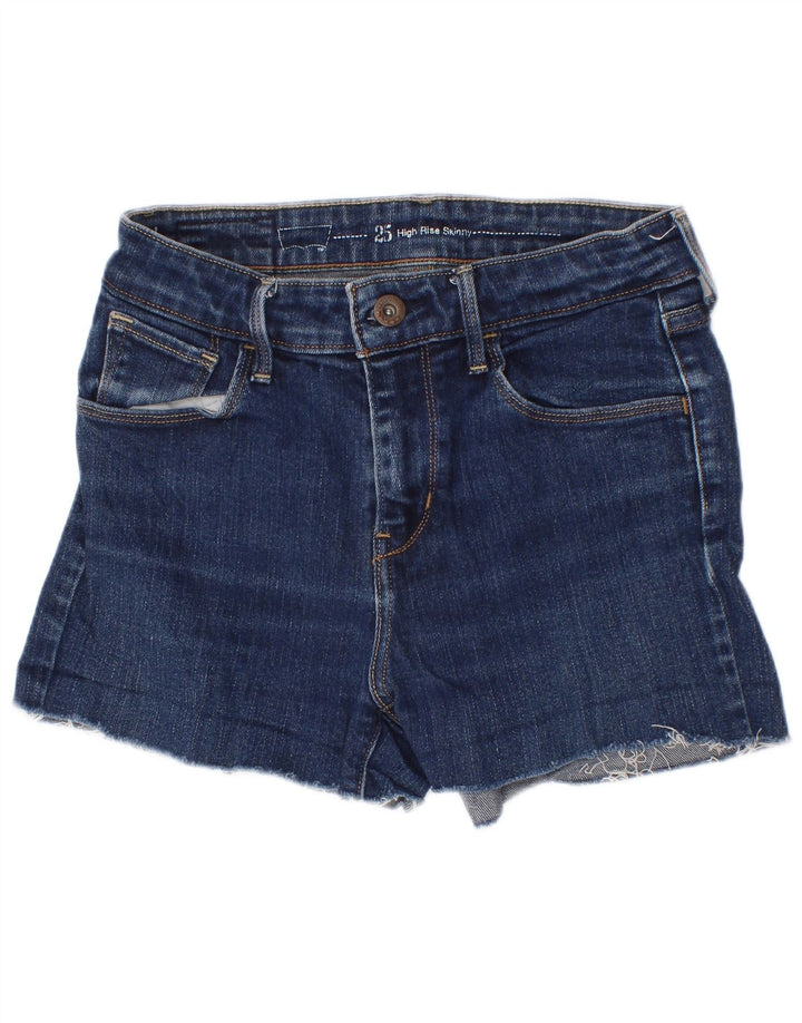 Pantaloni scurți din blugi pentru femei Levi's W25 XS Bumbac albastru