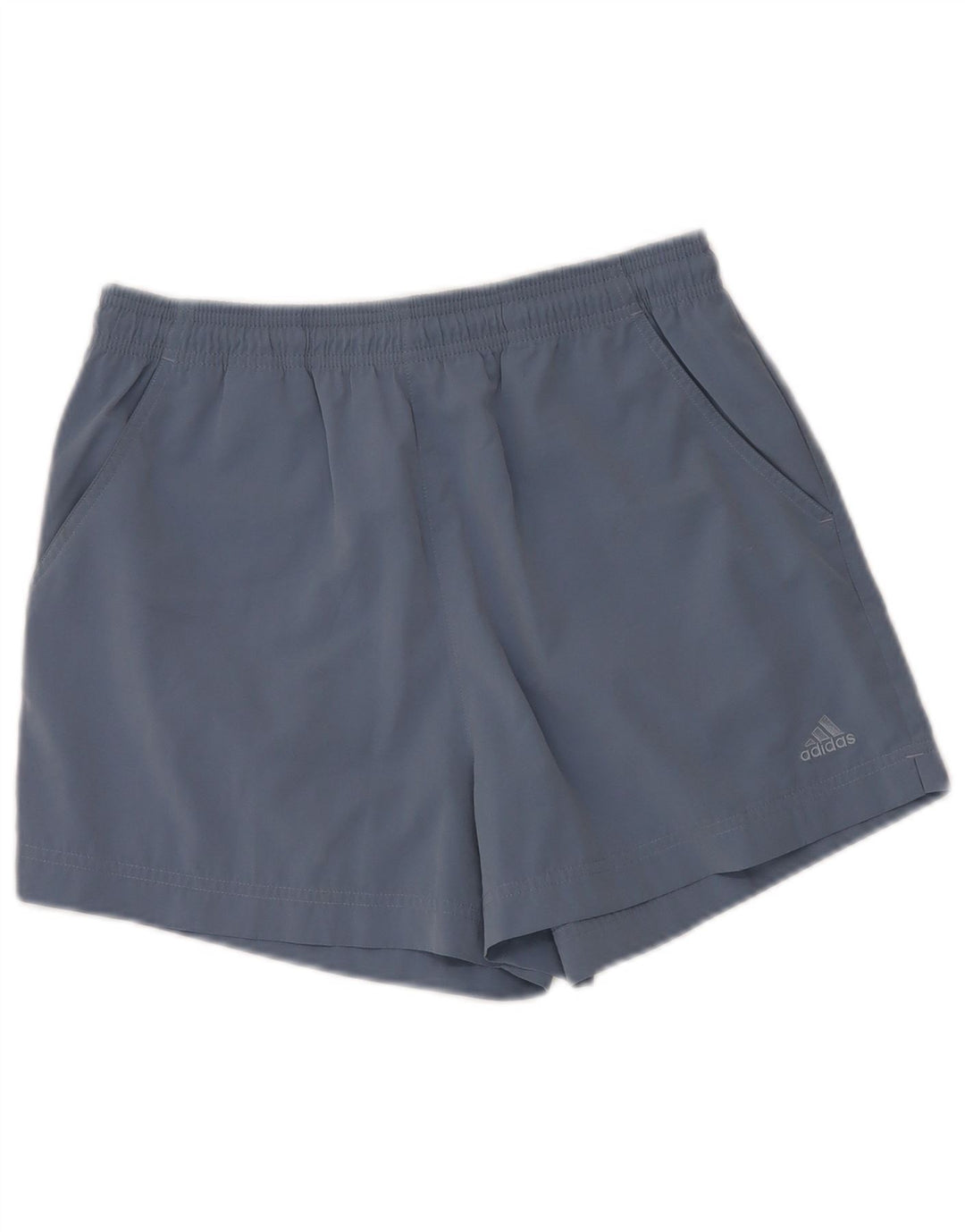 Pantaloni scurți sport Adidas pentru femei UK 12 Medium Blue Poliester