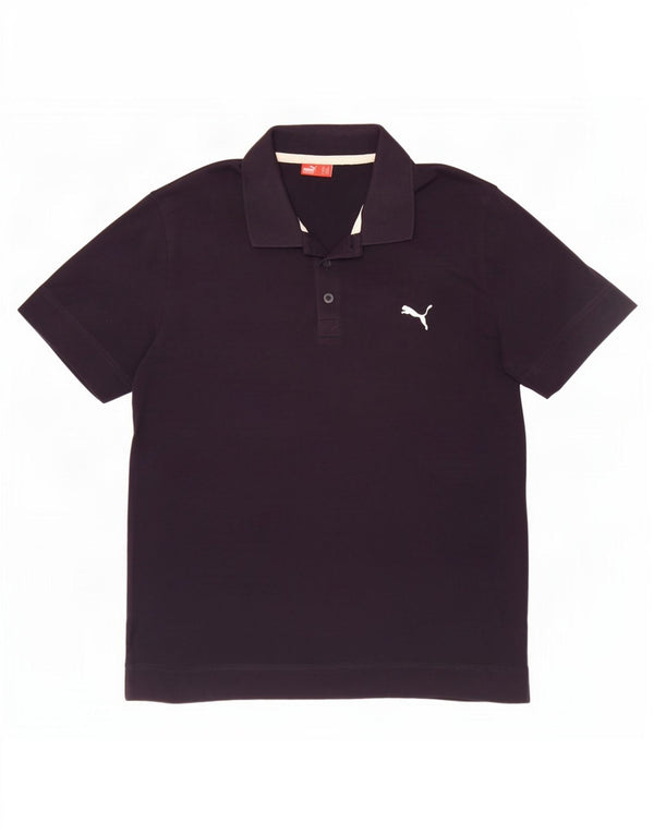 Puma Mens Polo Shirt XL Navy Blue