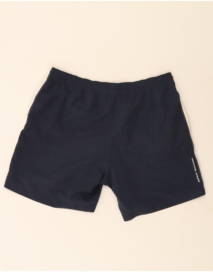 Pantaloni scurți sport pentru bărbați Sergio Tacchini, 2XL, albastru bleumarin, poliester color