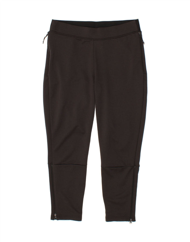 ADIDAS Womens Tracksuit Trousers UK 8/10 Small   Black Polyester Vintage Adidas and Second-Hand Adidas from Messina Hembry 