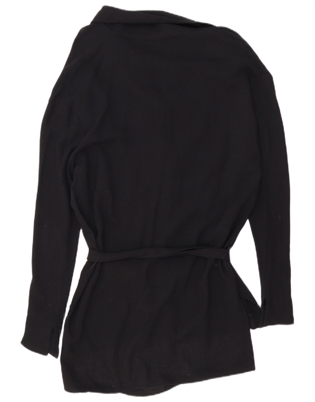 Pulover cardigan pentru femei Zara UK 14 Medium Black Viscose