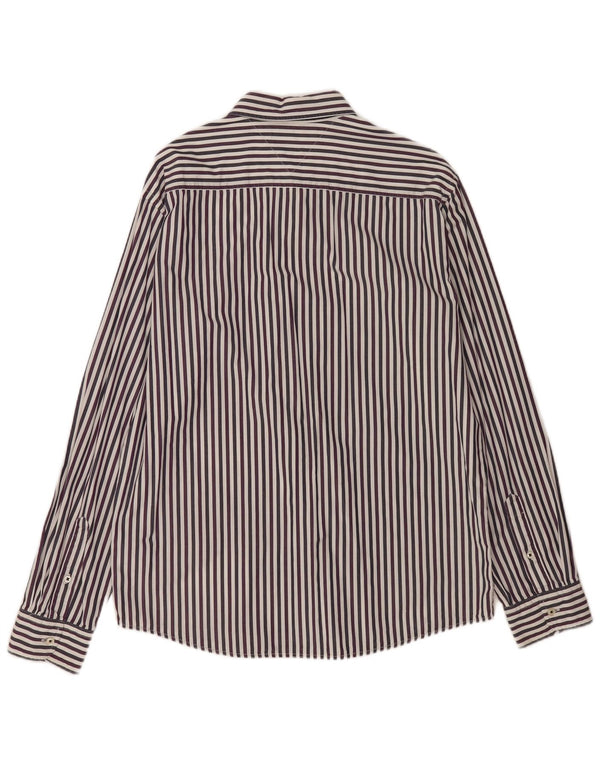 Tommy Hilfiger Mens Shirt Large Multicoloured Striped Cotton