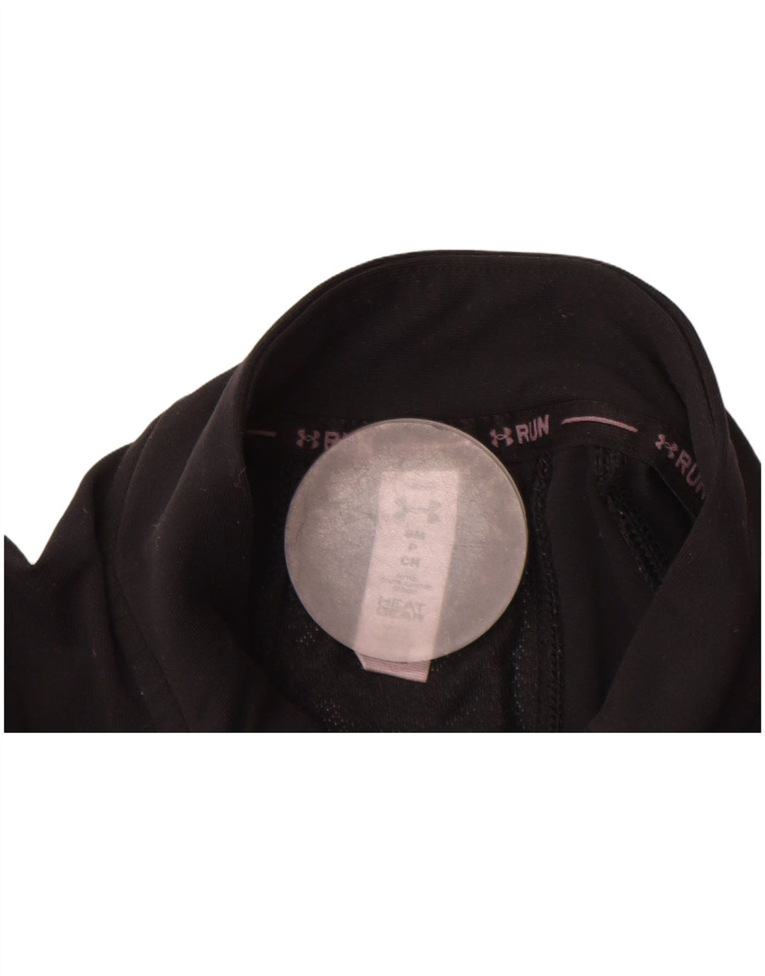 Under Armour Womens Heat Gear Top cu mânecă lungă UK 10 Small Black Elastomer