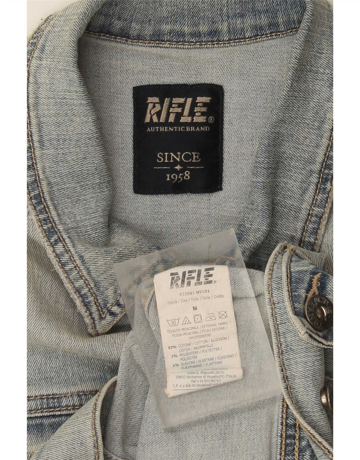 Gilet pentru bărbați Rifle Denim UK 38 Medium Blue Bumbac