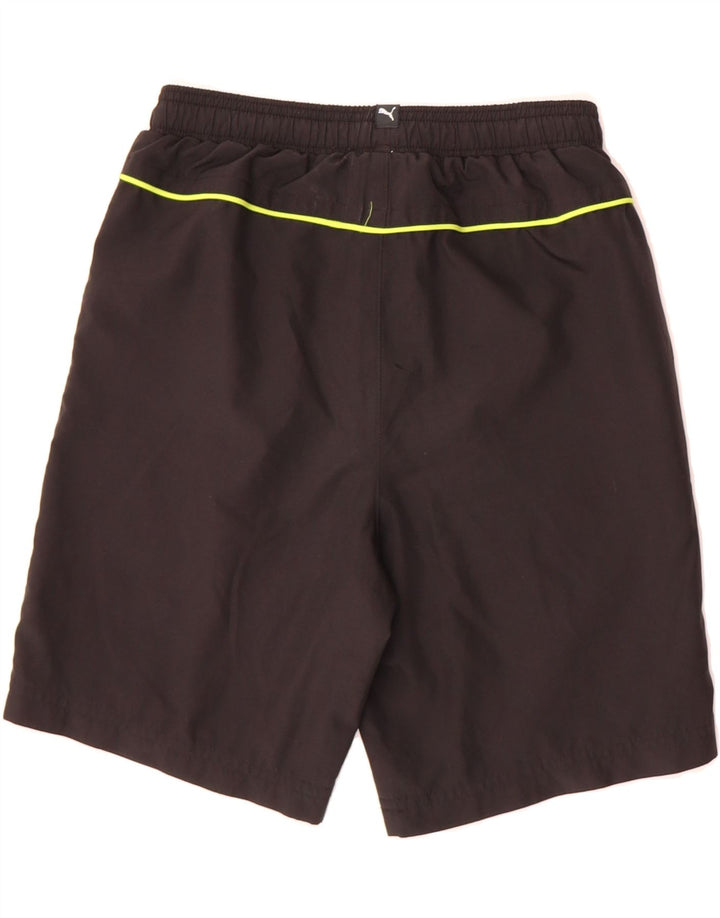 PUMA Boys Graphic Sport Shorts 11-12 Years  Black Vintage Puma and Second-Hand Puma from Messina Hembry 