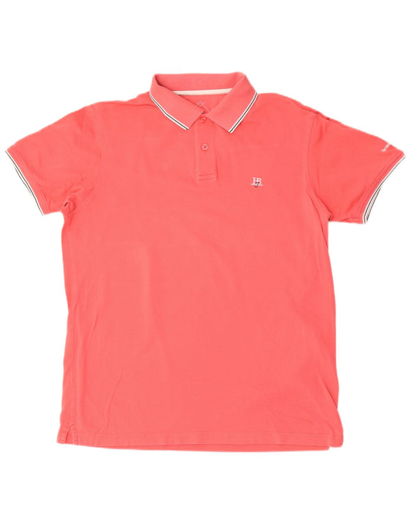 Tricou polo Harmont & Blaine pentru bărbați, bumbac roz 2XL