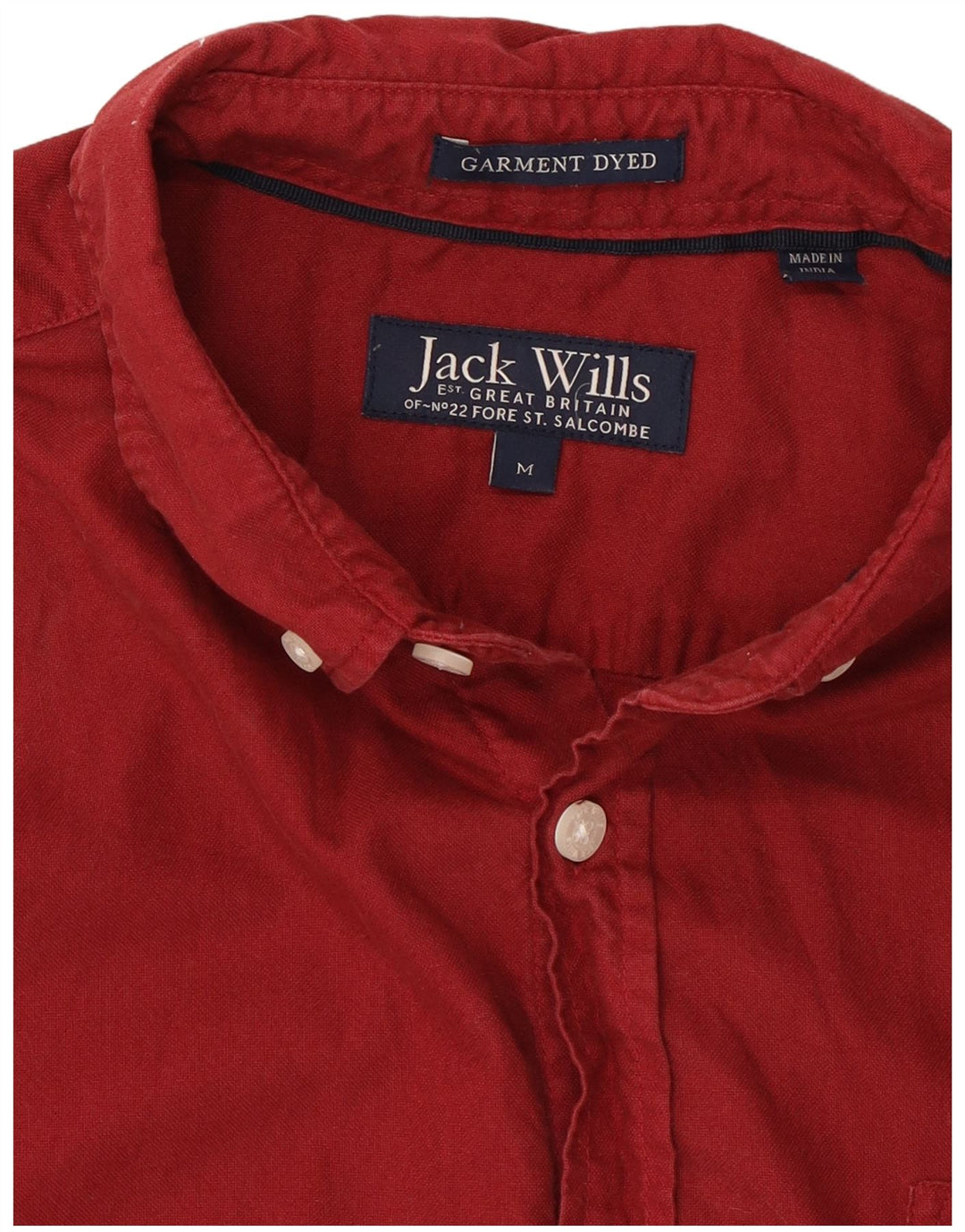 Cămașă Jack Wills pentru bărbați, roșu mediu
