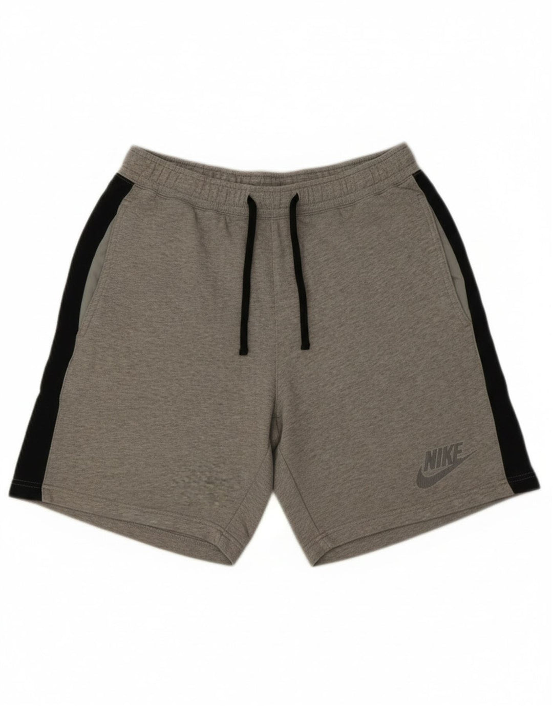 Pantaloni scurți sport Nike pentru bărbați, gri mediu, bumbac color bloc