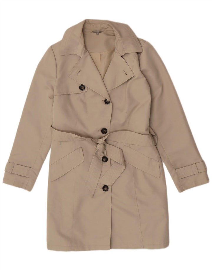 Trenci pentru femei Marks & Spencer UK 12 Medium Bej Poliester Clasic