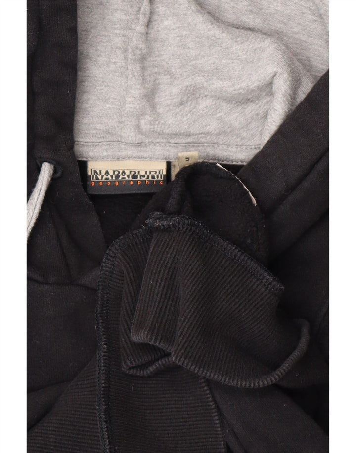 Pulover NAPAPIJRI Geographic Graphic pentru bărbați, mic, negru