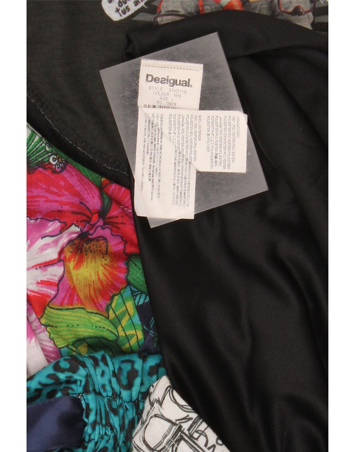 Rochie de bază grafică Desigual pentru femei UK 14, mare, multicolor, poliester