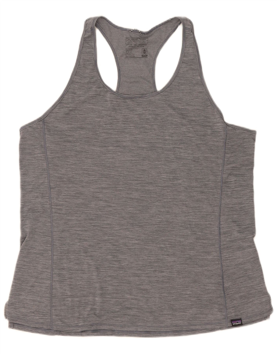 Patagonia Womens Vest Top UK 18 XL Grey Flecked Polyester
