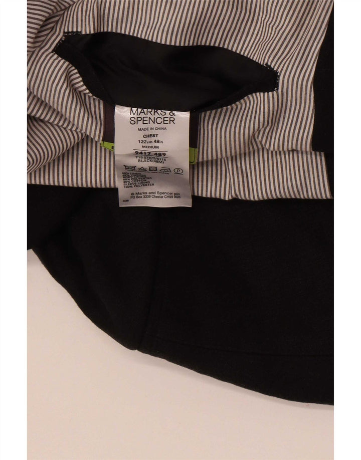Jachetă pentru bărbați Marks & Spencer, cu 2 nasturi, UK 48 2XL, in negru