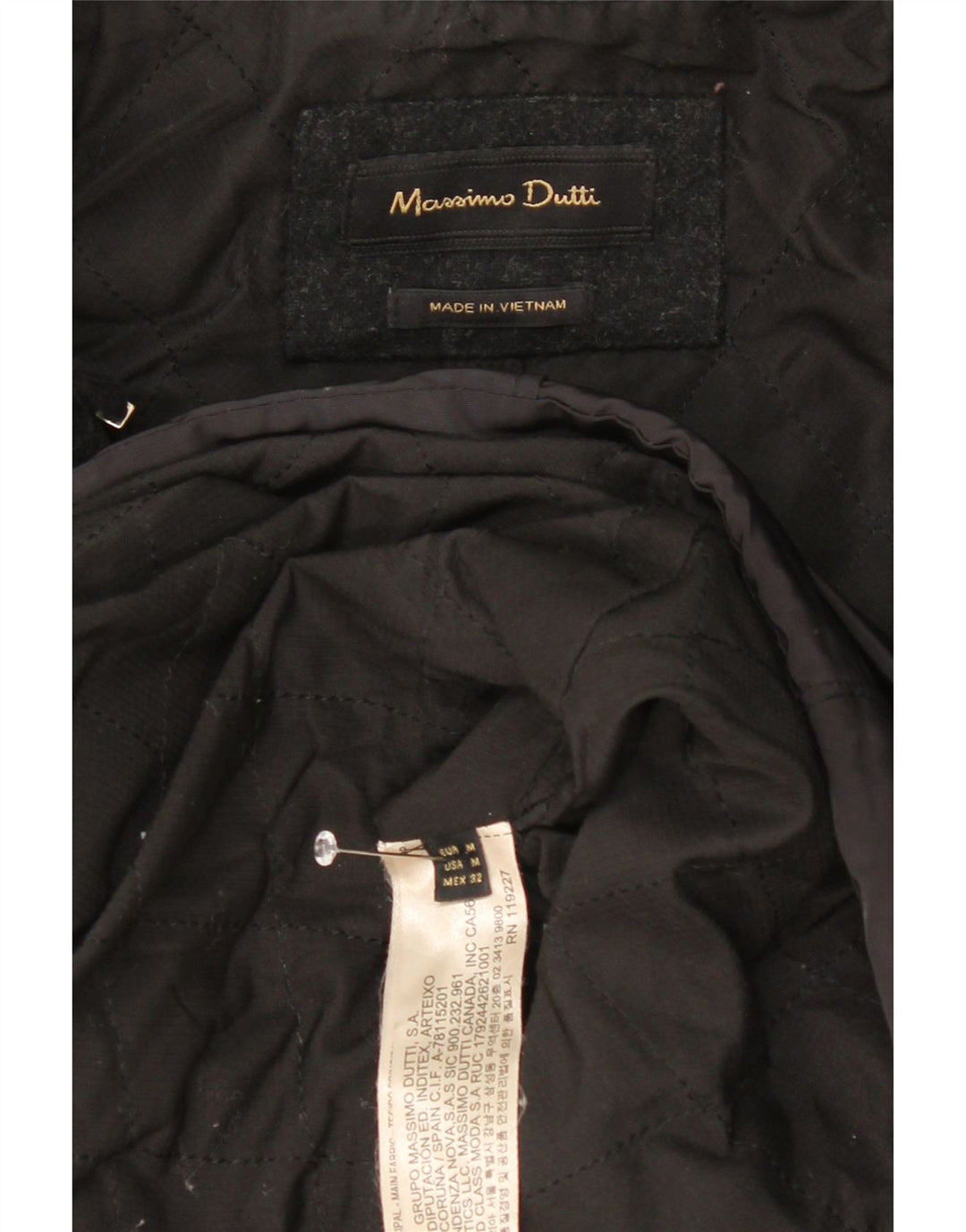 Massimo Dutti Jachetă de vânt pentru femei UK 14 Medium Bleumarin Colorblock