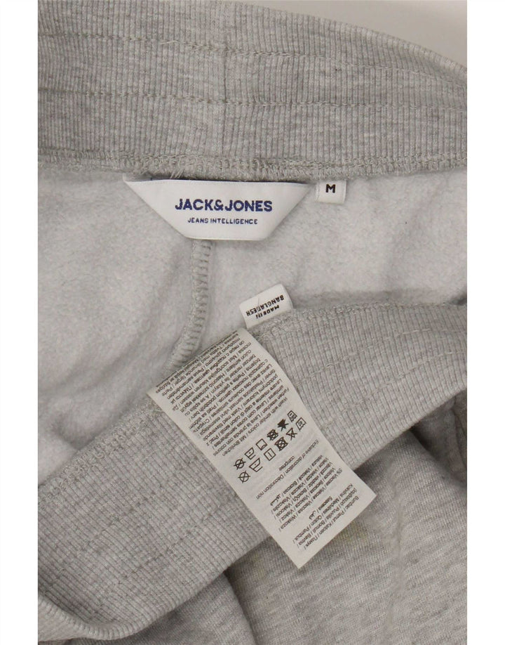 Jack & Jones Pantaloni de trening pentru bărbați Pantaloni de jogging din bumbac cu pete gri mediu