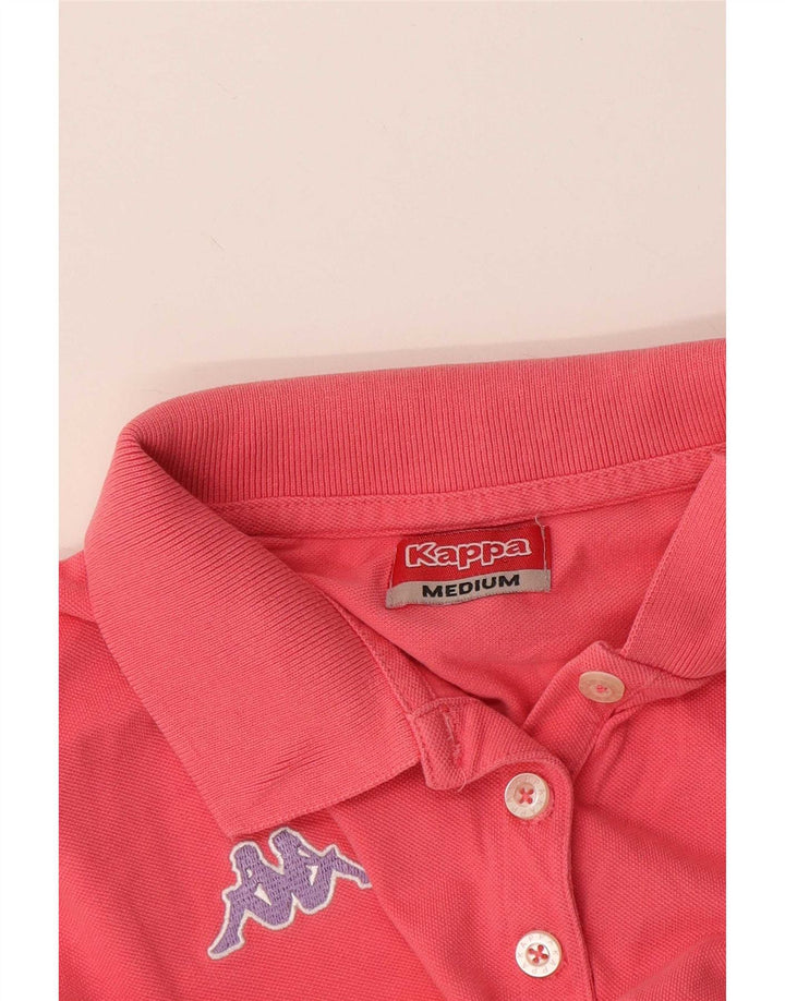 Tricou polo Kappa pentru femei UK 12 Roz mediu