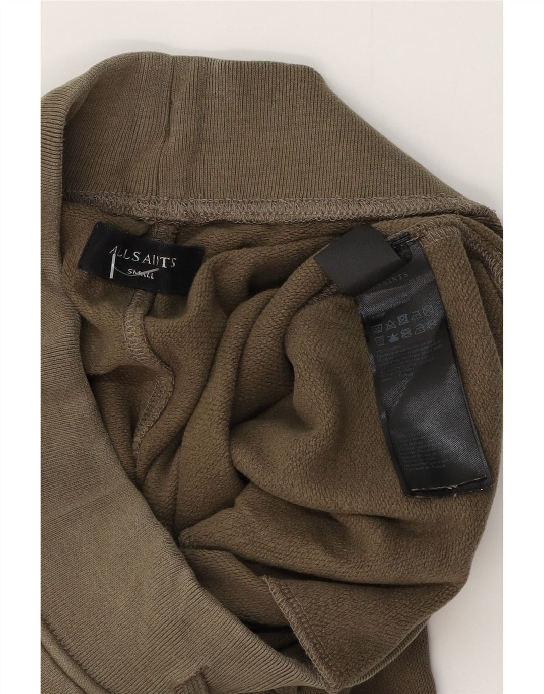 ALL SAINTS Pantaloni de trening pentru bărbați Pantaloni de jogging Mici Bumbac kaki