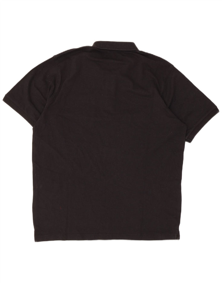 Tricou polo RICHMOND pentru bărbați, bumbac negru mare