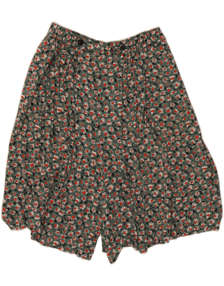 VINTAGE Womens Casual Shorts W32 Large Multicoloured Floral Vintage Vintage and Second-Hand Vintage from Messina Hembry 