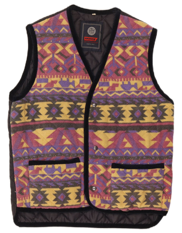 Gilet pentru bărbați Master Fleece Quilted UK 38 Medium Multicolor Geometric
