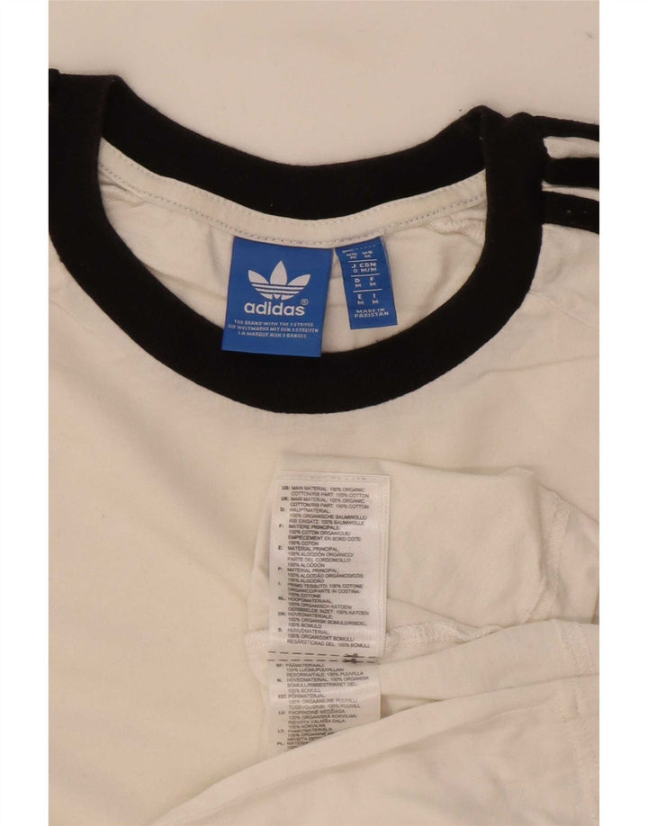 Tricou Bărbați Adidas Top Mediu Alb Bumbac