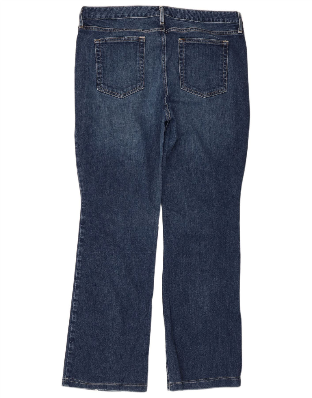 EDDIE BAUER Blugi bootcut pentru femei, ușor curbate, US 12, mari W34 L29, albastru