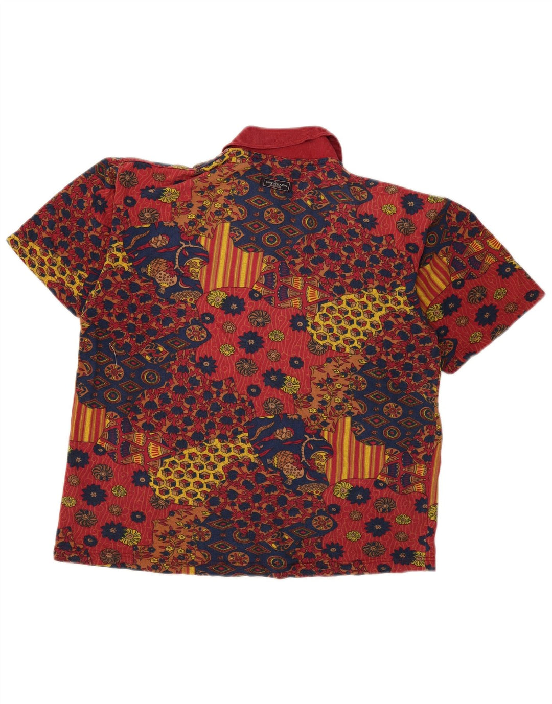 Cămașă polo pentru bărbați Kappa, bumbac floral multicolor mare