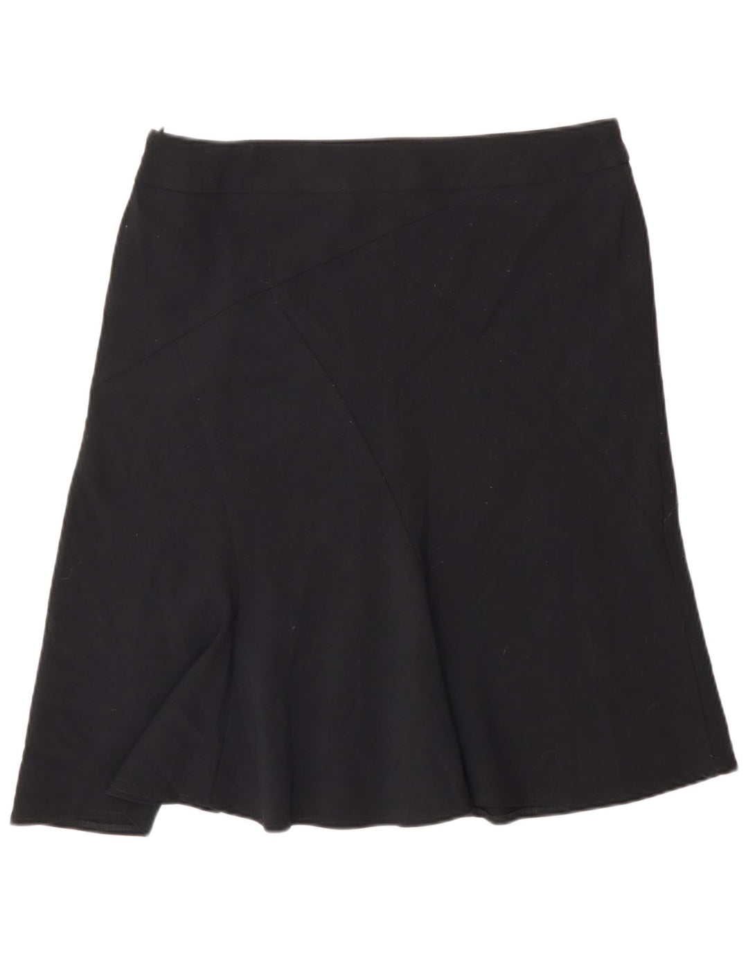 Fustă A-Line pentru femei Marks & Spencer UK 14 Large W32 Poliester negru