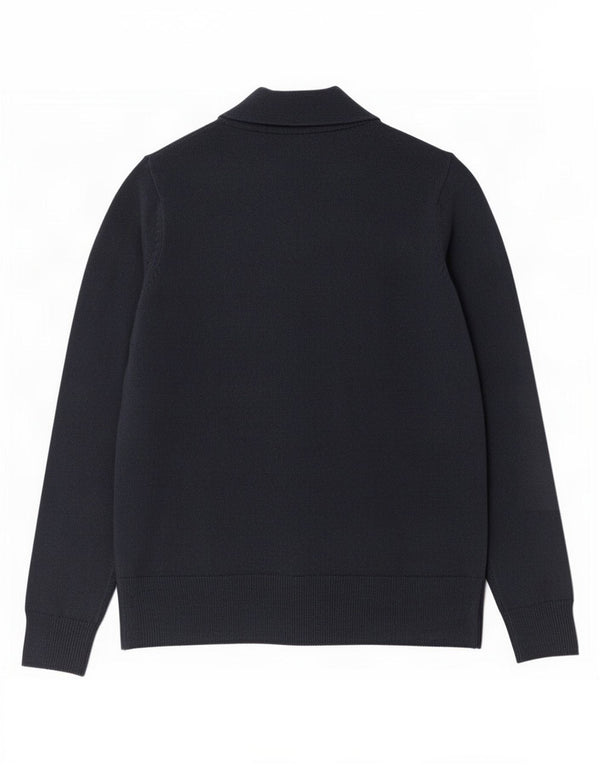 Pulover cardigan deschis pentru femei Marks & Spencer UK 10 mic albastru marin acrilic