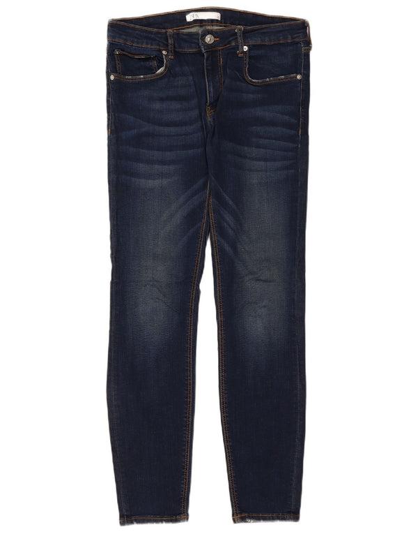 Blugi skinny de damă Zara EU 42 Large W32 L28 Albastru