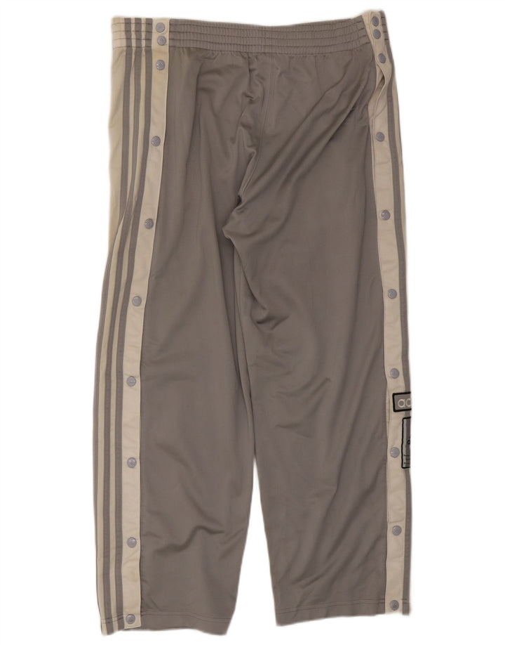 Pantaloni de trening grafic pentru bărbați Adidas XS poliester gri