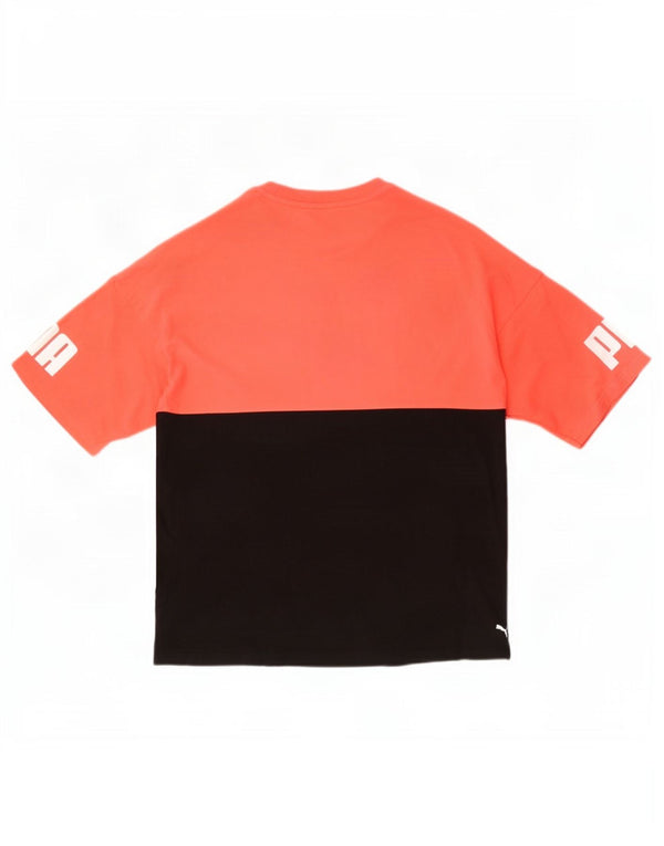 Tricou grafic Puma pentru bărbați Top mare, negru, color block, bumbac