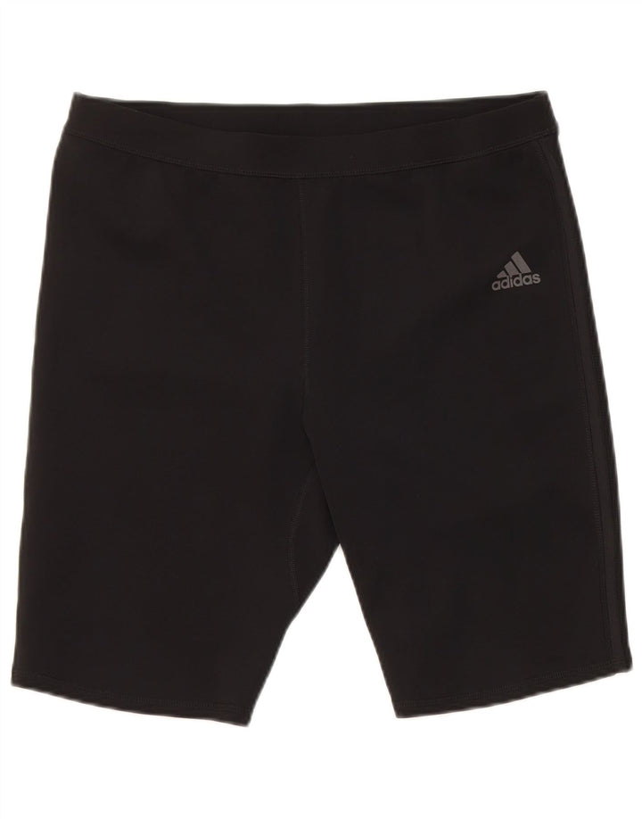 Pantaloni scurți sport Climacool Adidas pentru femei UK 18 XL poliester negru