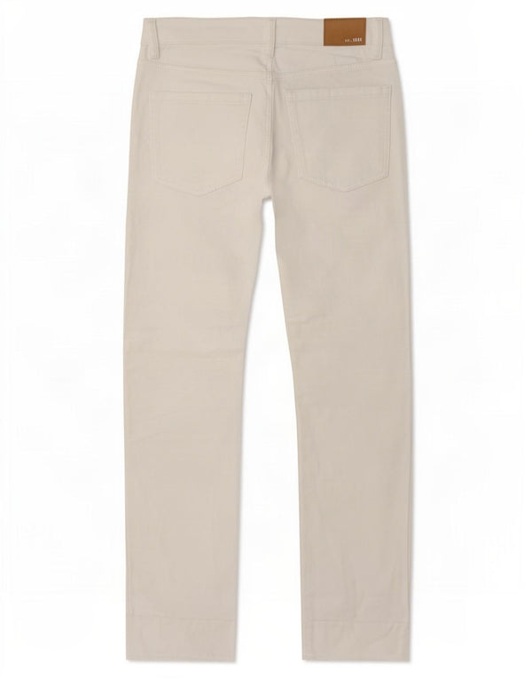Blugi drepti tăiați pentru femei Marks & Spencer UK 10 Small W26 L25 White