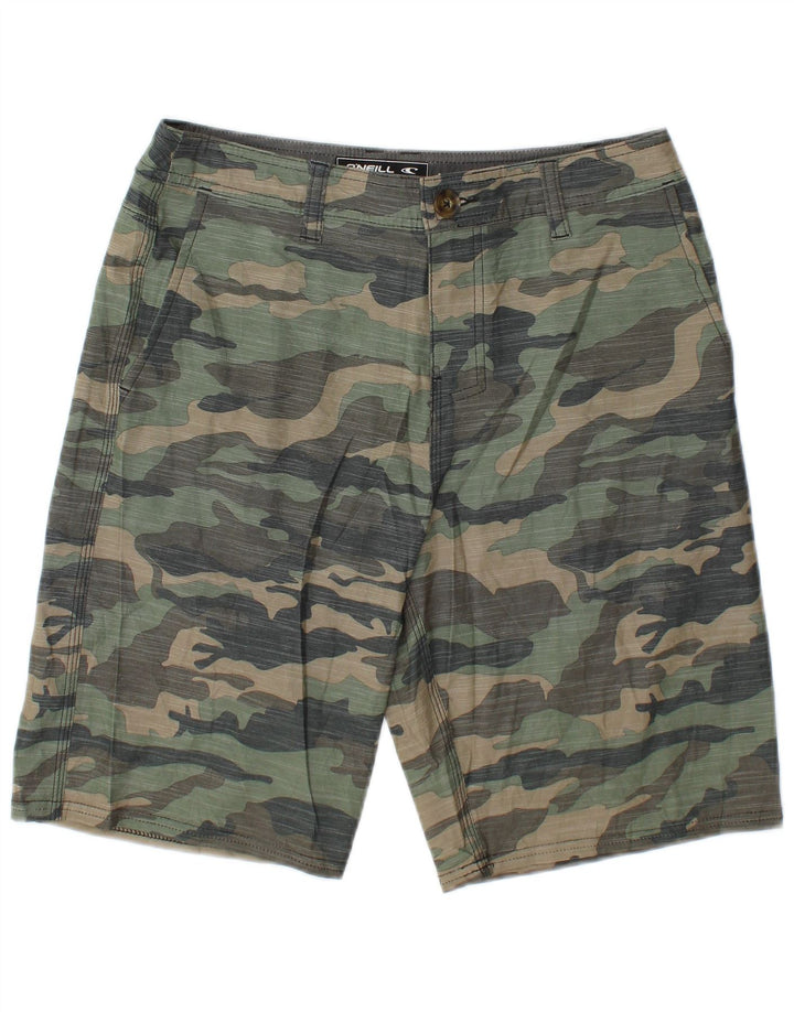 Pantaloni scurți chino pentru bărbați O'Neill W29 Amall poliester camuflaj multicolor