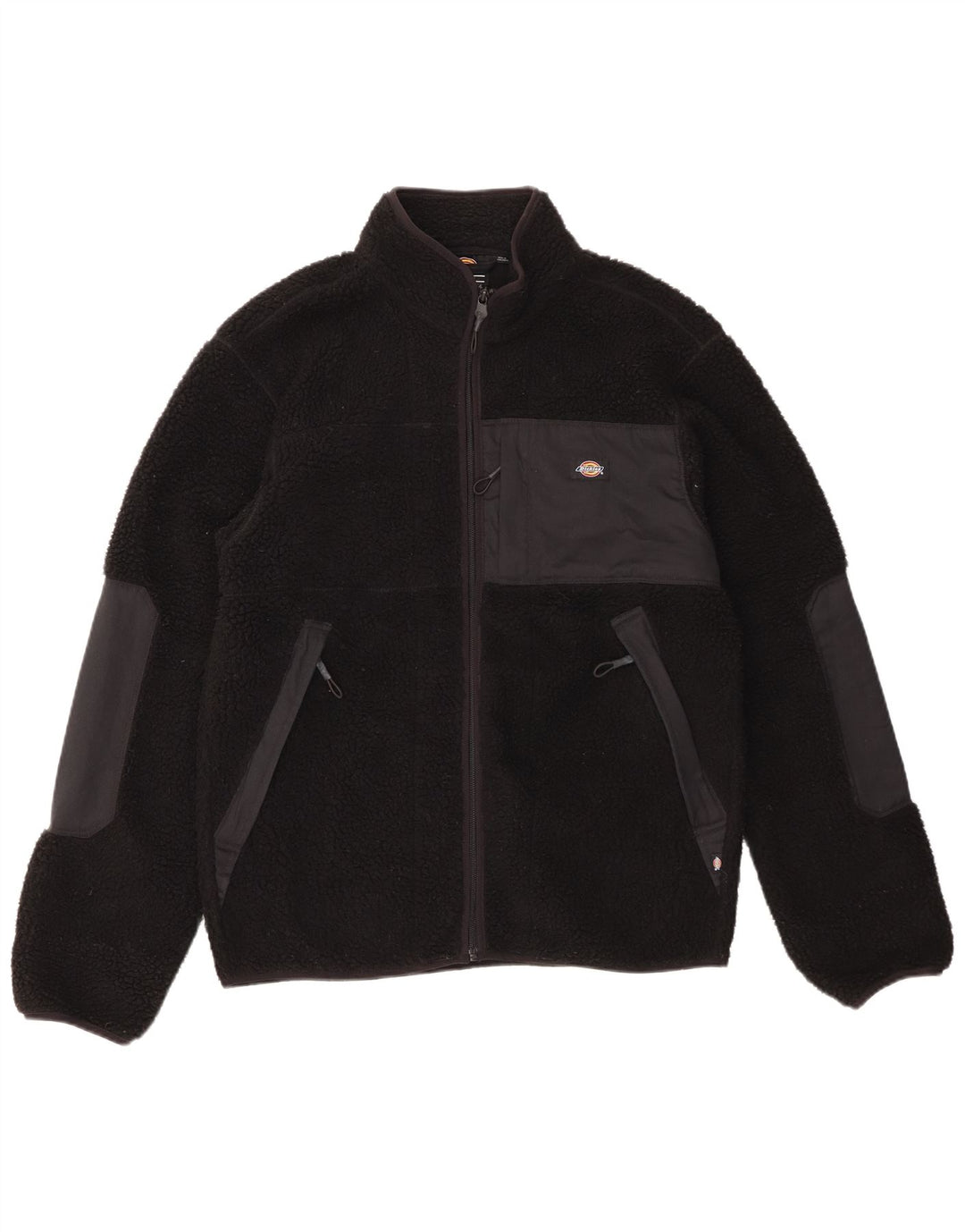 Jachetă fleece pentru bărbați Dickies UK 38 Medium Black Colorblock Poliester