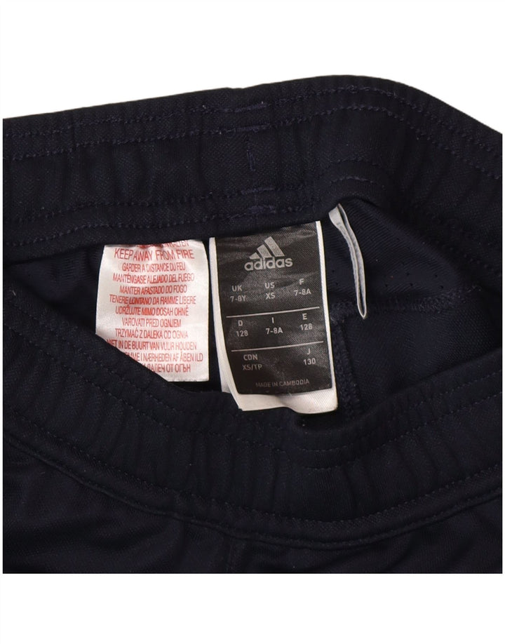 Pantaloni de trening Adidas Climacool pentru baieti 7-8 ani poliester bleumarin