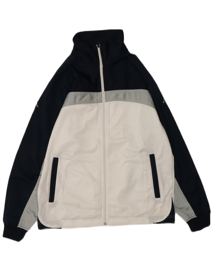 KAPPA Mens Tracksuit Top Jacket Medium Multicoloured Colourblock Polyester