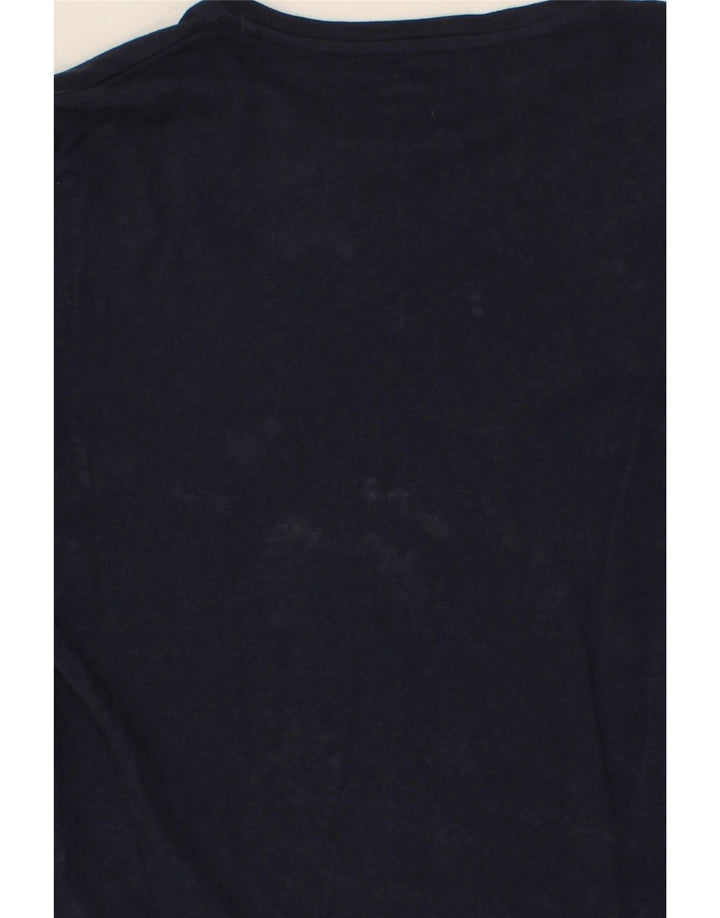 JACK & JONES Mens Graphic T-Shirt Top Medium Navy Blue Cotton Vintage Jack & Jones and Second-Hand Jack & Jones from Messina Hembry 