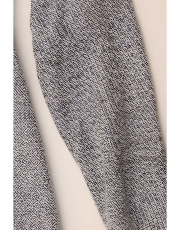 Jachetă Blazer pentru femei Zara UK 4 XS Blue Chevron Modern