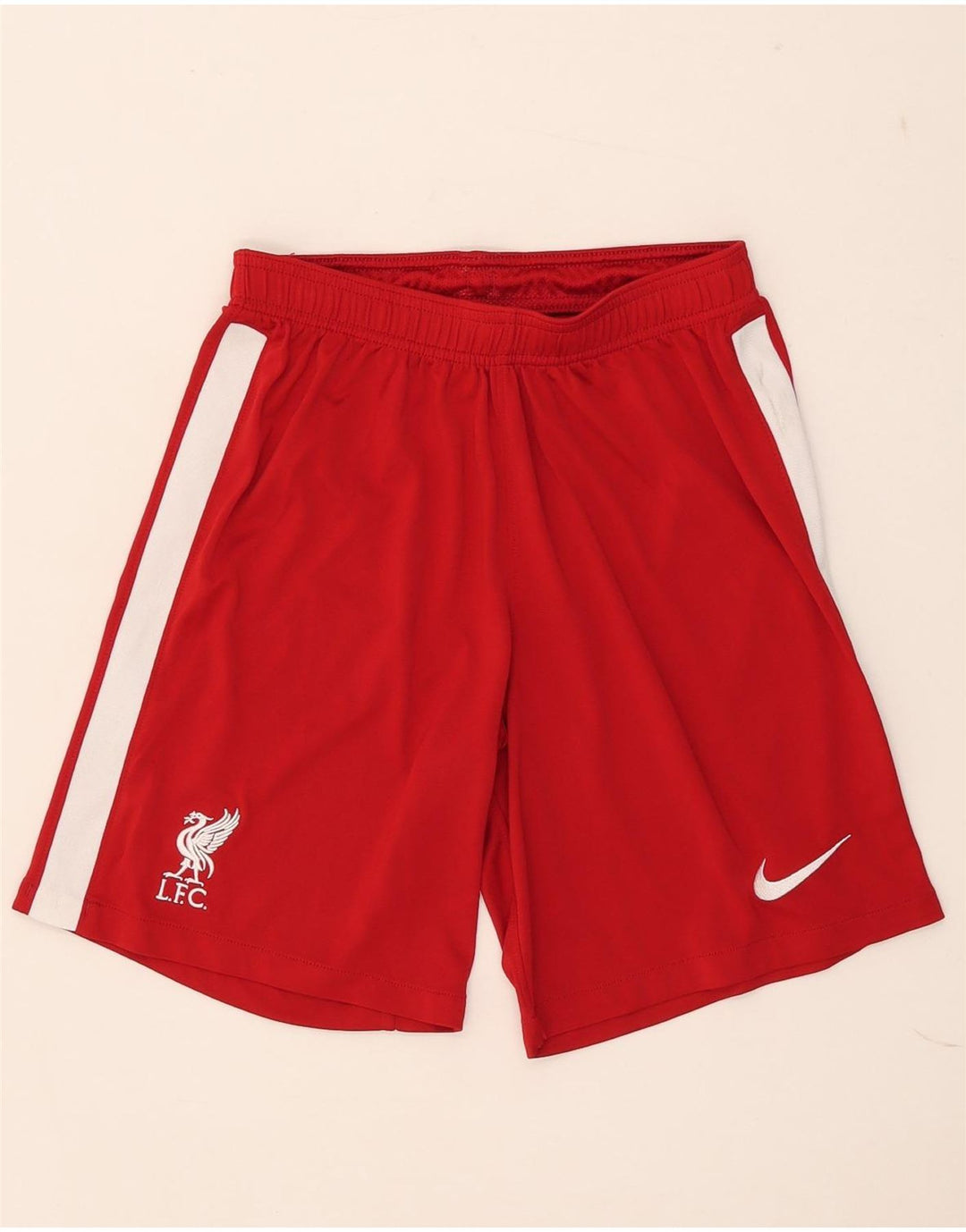 Pantaloni scurți sport Liverpool pentru bărbați Nike, roșu mediu, poliester color bloc