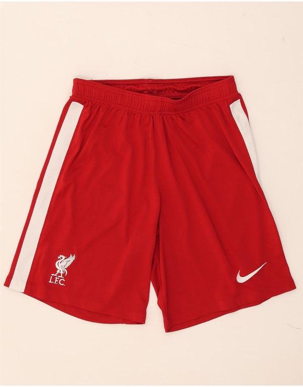 Pantaloni scurți sport Liverpool pentru bărbați Nike, roșu mediu, poliester color bloc