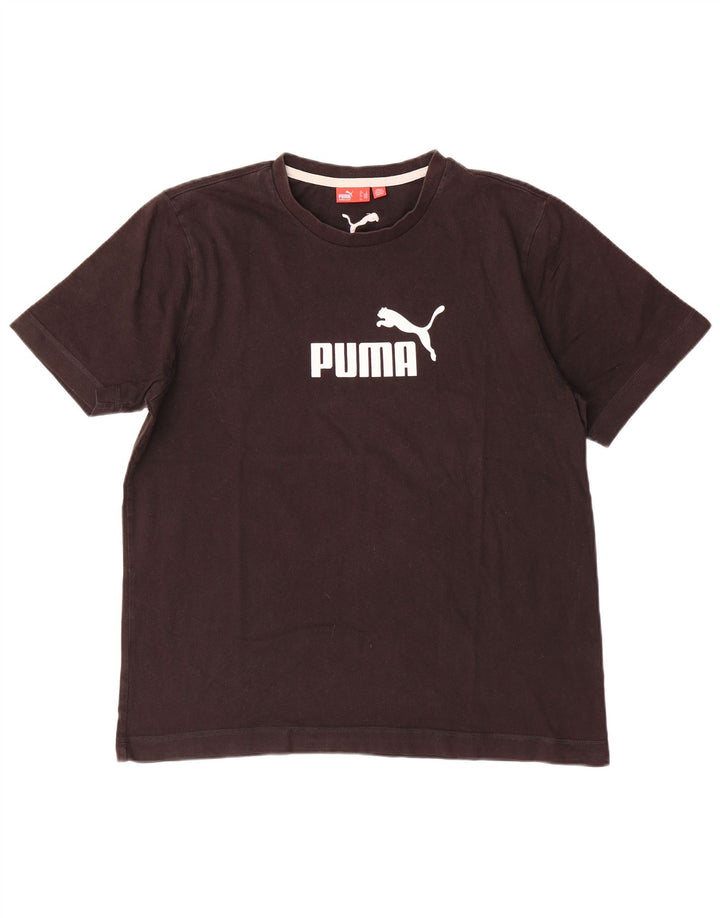 Tricou grafic Puma pentru bărbați Top mare din bumbac maro