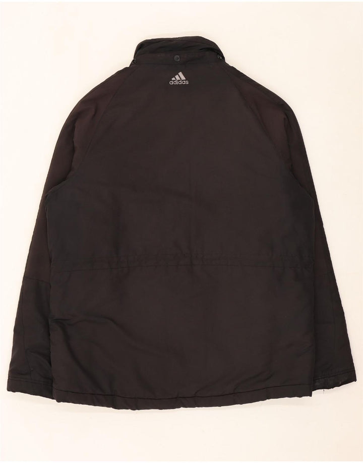 Jachetă ADIDAS pentru bărbați, UK 40, mare, negru, poliester