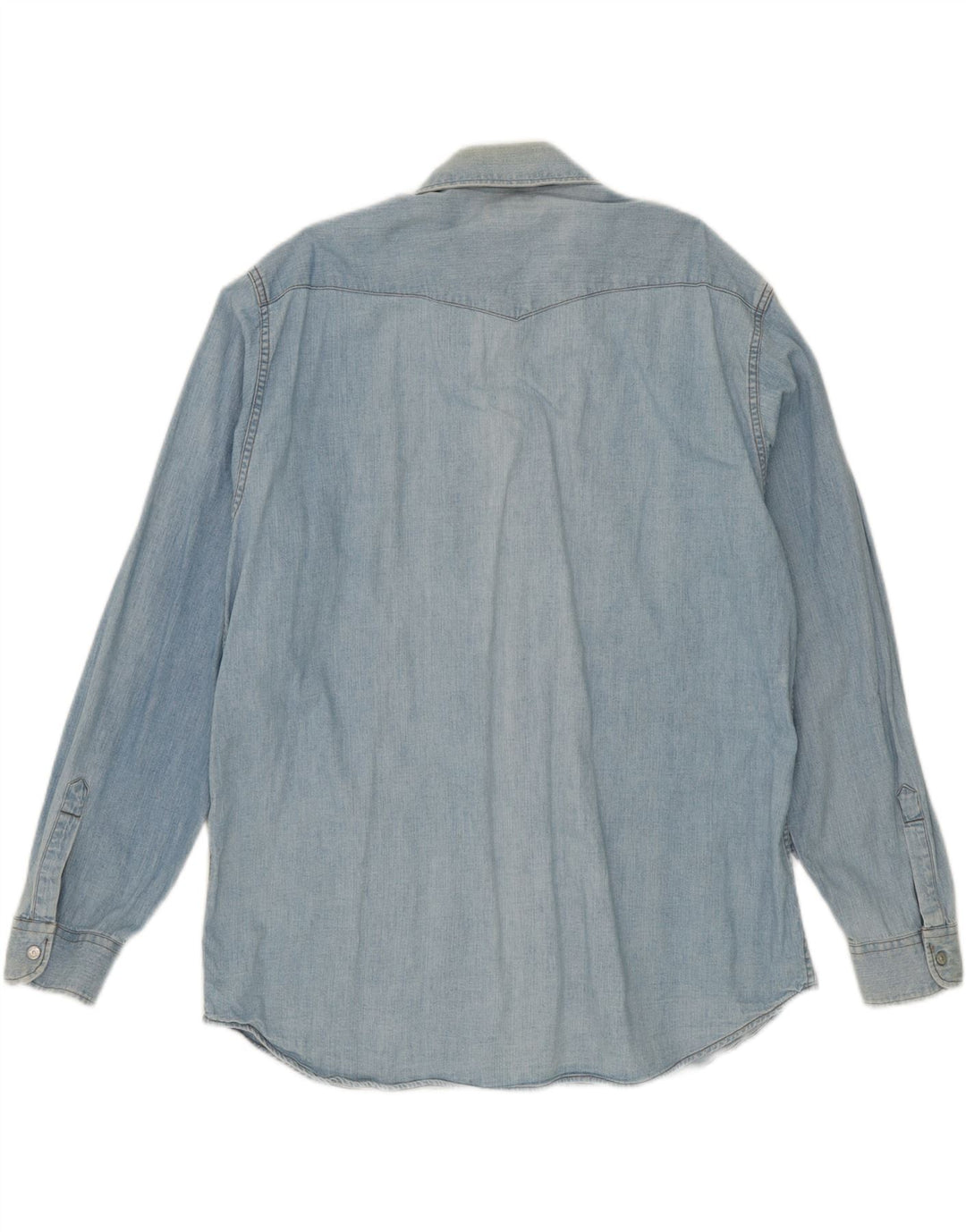 CARRERA Mens Denim Shirt XL Blue Cotton Vintage Carrera and Second-Hand Carrera from Messina Hembry 