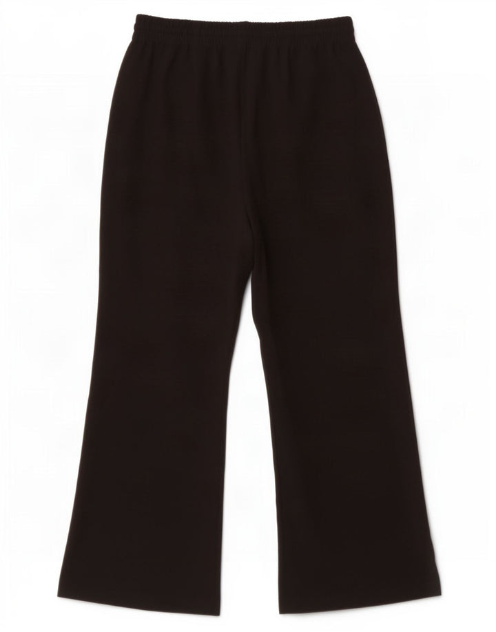 Pantaloni tăiați pentru femei Bootcut Zara Medium L28 L24 Negri