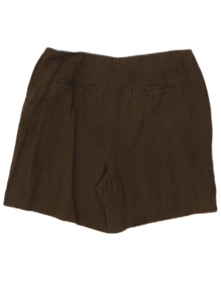 Pantaloni scurti chino Boden pentru femei UK 12 Medium W32 Khaki Linen